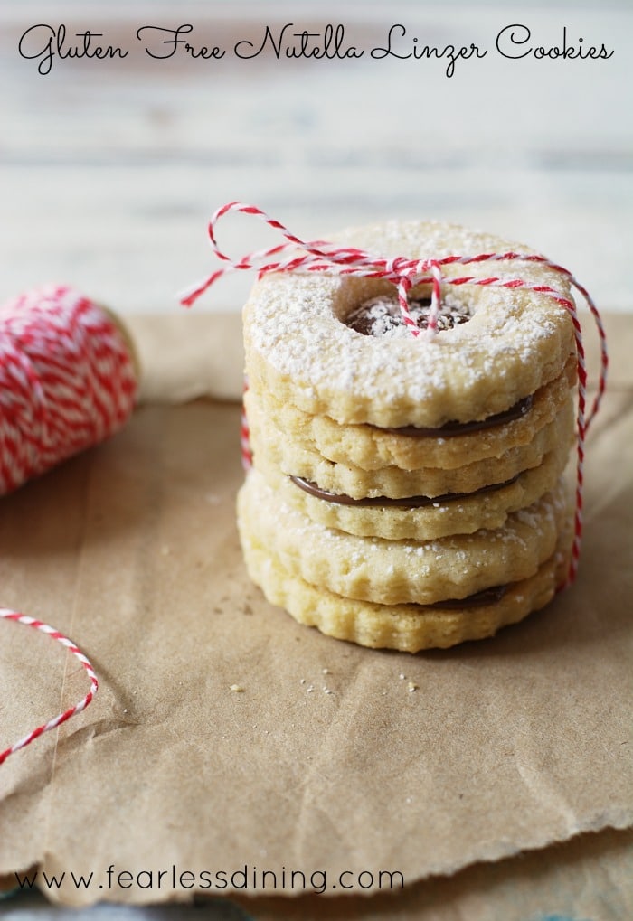 linzer tart cookies